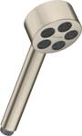 hansgrohe AXOR One Handbrause 75 1 Strahlart wassersparend, 48651820, Farbe: Brushed