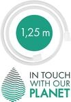 hansgrohe Designflex - universal Textil Duschschlauch 1,25 m, mit Verdrehschutz,