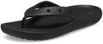 Crocs Unisex-Erwachsene Classic Flip V2 Flop, Schwarz, 5 Women/3 Men