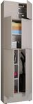 VCM Holz Besenschrank | 6 F&auml;cher | Ma&szlig;e: H. 240 x B. 70 x T. 39 cm 