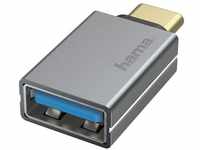 Hama USB OTG Adapter, USB C Stecker – USB A Buchse (Adapter zum Anschluss von