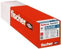 fischer PowerFull II 10,0 x 340, Premium Vollgewindeschraube (25 Stk.) mit