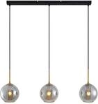 Lindby Pendelleuchte Hiwana (Modern) in Alu aus Glas (3 flammig, E27) -...