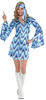 Amscan 847827-55 - Kostüm Disco Lady, Kleid und Stirnband, für Damen, mit