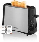 Cloer 3890 Toaster f&uuml;r 1 Toastscheibe, Mini-Toaster mit Auftaufunktion,
