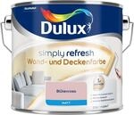 Dulux Simply Refresh Wand- und Deckenfarbe - Bl&uuml;tenrosa - 2,5 Liter - Erfrischende,