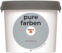 Alpina pure farben Wandfarbe &ndash; Rauchblau &ndash; strapazierf&auml;hige und atmungsaktive