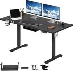 SANODESK H&ouml;henverstellbarer Schreibtisch elektrisch 140x60 cm | ergonomischer