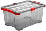 Rotho Evo Total Protection Aufbewahrungsbox mit Deckel 44l | Boxen Aufbewahrung 