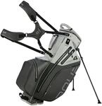 Big Max Aqua Hybrid 4 - wasserdichte Golftasche - Cartbag - Grau Schwarz