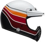 BELL HELMET MOTO-3 ROLAND SAND SADDLEBACK SATIN/GLOSS WHITE/BLACK L ECE6