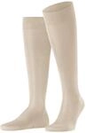 FALKE Herren Kniestr&uuml;mpfe Tiago, Baumwolle, 1 Paar, Beige (Nature 4000), 39-40 (UK