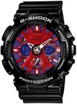Casio Men's G-Shock Oversize Black With Red/Blue Dial - GA-120B-1AER