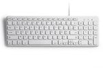 Perixx PERIBOARD-213W USB-Tastatur, kabelgebunden, leise, 36,7 x 12,1 x 1,8 cm,