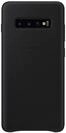 Leather Cover f&uuml;r Galaxy S10+ Schwarz