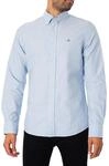 GANT Herren Slim Oxford Shirt Hemd, Light Blue,XL