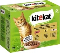 KITEKAT Portionsbeutel Multipack Markt-Mix in Gelee 12x85g