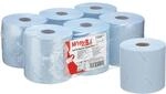 WypAll L10 Paper Cleaning Wipes for Food and Hygiene 7255-1-Ply Blue Centrefeed Roll