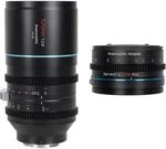 SIRUI 100 mm T2.9 1.6X Vollformat-Anamorphes Objektiv-Set mit 1,25 x amorphem