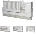 Lorelli Babybett, Jugendbett 3 in 1 Mini Max umbaubar, f&uuml;r 2 Kinder gleichzeitig