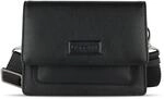 bugatti Elsa Damentasche aus Leder, edle und moderne Handtasche in schwarz