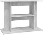 vidaXL Aquariumst&auml;nder Betongrau 80 x 35 x 60 cm Holzwerkstoff