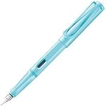 Lamy safari aquasky F&uuml;ller mit polierter Stahlfeder in Strichbreite EF