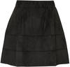 NOISY MAY Damen NMLAUREN Faux Suede Skirt NOOS Rock, Schwarz (Black Black), 34