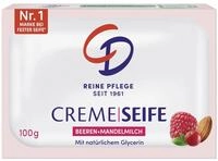 CD Cremeseife Beeren & Mandelmilch | Feste Seife | 100 g | Vegan &ndash; auch f&uuml;r