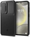 Spigen Optik Armor H&uuml;lle Kompatibel mit Samsung Galaxy S24 -Schwarz