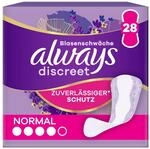 always Discreet Slipeinlagen bei leichter Blasenschw&auml;che Normal 28 St&uuml;ck