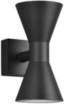 Trio Leuchten Au&szlig;en Wandleuchte Ardas 212560232, Aluminium Druckguss Schwarz matt,