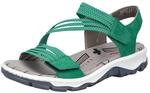 Rieker Damen Sandalen 68871-52 gr&uuml;n Gr. 40
