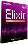 Elixir 16002 Saiten Phosphor Bronze Akustik-Gitarrensaiten mit NANOWEB Beschichtung,