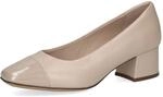 CAPRICE Damen Pumps Kleiner Absatz Elegant, Beige (Beige Comb), 40 EU