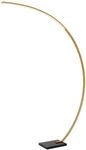 LUCIDE CURVE - Bogenlampe - LED Dim. - 1x15W 2700K - Mattes Gold/Messing