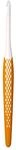 Prym 218487 Woll-H&auml;kelnadel Ergonomics, 16 cm, 5,00 mm, goldgelb