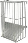 Kerbl Futterraufe SlowFeed Plus (Heuraufe aus Metall, zur Wandmontage,...