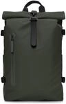 RAINS Rolltop Rucksack Large Green Rucksack