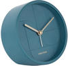 Karlsson Alarm Clock Echelon Circular Dark Blue