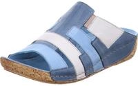 Gemini Damen Schuhe Clogs Pantoletten 032156-02, Gr&ouml;&szlig;e:39 EU, Farbe:Blau