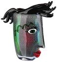 GILDE GLAS art Vase Design - Glasvase und Kunstobjekt modern H&ouml;he 30 cm
