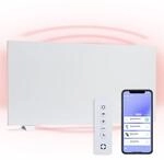 Klarstein Infrarotheizung & Konvektor, Infrarotheizung mit Thermostat 1000W,