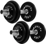 MOVIT&reg; Kurzhanteln PRO 2er Set, 20&ndash;60 kg, Gusseisen, 30 mm Standardnorm 