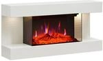 BALDERIA Ida Wandkamin Elektrisch in Wei&szlig;, 1800 W