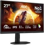 AOC 27G4X 27 zoll FHD Gaming Monitor, 180Hz, Fast IPS Panel, 1ms GtG, , HDR10,...