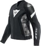 Dainese Avro 5 Damen Motorrad Lederjacke, schwarz/wei&szlig;, 46