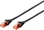 DIGITUS LAN Kabel Cat 6 - 2m - CCA Netzwerkkabel Mit RJ45 - U/UTP Ungeschirmt -