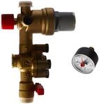 Caleffi F&uuml;llarmatur 1/2", mit Systemtrenner Typ BA ohne Pr&uuml;fstutzen 574010