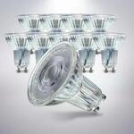 B.K.Licht - 10er Set LED Lampe GU10 mit warmwei&szlig;er Lichtfarbe, 5 Watt, 400 Lumen,
